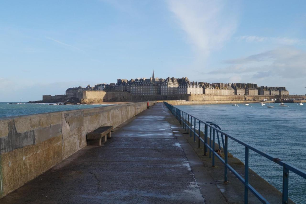 Saint Malo, Le Pont, Maison Plage A 100M Villa Exterior foto