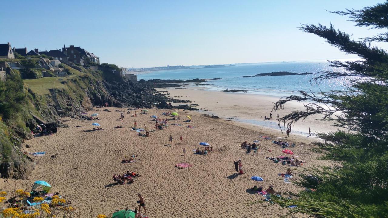 Saint Malo, Le Pont, Maison Plage A 100M Villa Exterior foto