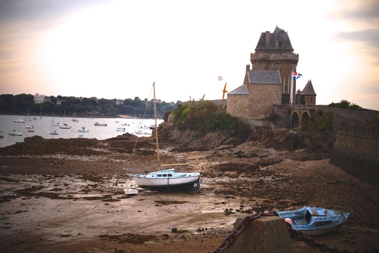 Saint Malo, Le Pont, Maison Plage A 100M Villa Exterior foto